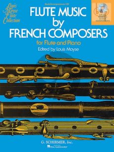 Flute music by French Composers Flute and Piano Book with Audio Online