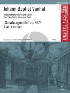 Sonate Agreable Op.43 No.2 B-flat major