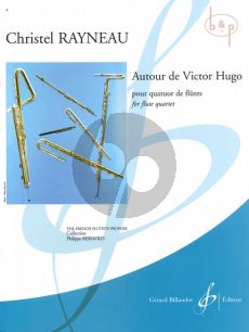 Autour de Victor Hugo (4 Flutes) (Score/Parts)