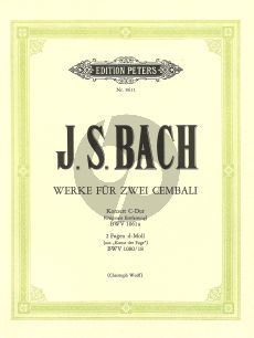 Bach J.S.  Werke fur 2 Cembali (1 spielpartitur)