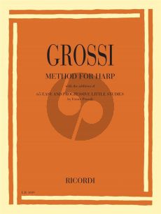 Grossi Method for the Harp (Metodo per Arpa) (Pozzoli)