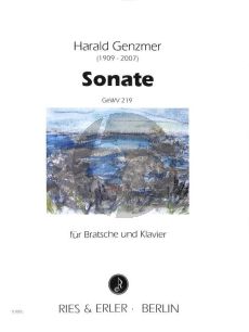 Genzmer Sonate No. 1 GeWV 219 Viola und Klavier