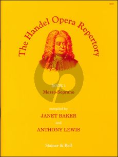 Handel Opera Repertory Vol.1 Mezzo-Soprano (Compiled by Janet Baker and Anthony Lewis)