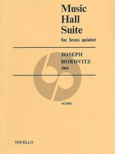 Horovitz Music Hall Suite Brass Quintet (Score) (1964)