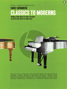 Classics to Moderns early advanced piano