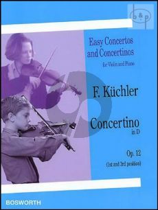 Kuchler Concertino D-major Op.12 Violin-Piano (1st- 3rd Position)