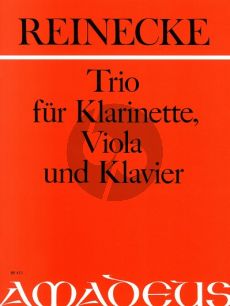 Reinecke Trio a-Moll Op.264 Klarinette [A]-Viola und Klavier (Part./Stimmen) (Bernhard Pauler)