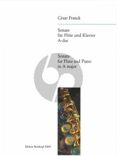 Franck Sonata A-major for Flute and Piano (edited by Peter-Lukas Graf)