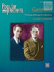 Gershwin Popular Performer Series Piano Solo