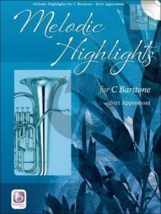 Melodic Highlights (Bariton[BC]) (Bk-Cd) (CD as play-along and demo)