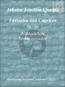 Quantz Fantasien und Capricen Altblockflote (Bornmann)