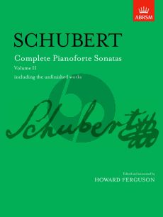 Schubert Sonatas complete Vol. 2 Piano (edited by Howard Ferguson)