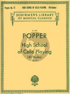 Popper High School of Cello Playing Op.73