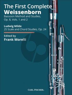 Weissenborn The First Complete Weissenborn Method (Opus 8 Volumes 1 and 2 and Milde Opus 24) (Edited by Frank Morelli)
