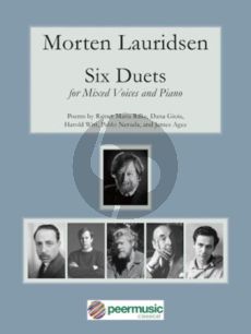 Lauridsen Six Duets for Mixed Voices and Piano