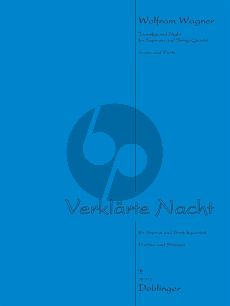 Wagner Verklärte Nacht für Sopran solo und Streichquartett (Part./Stimmen)