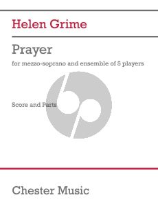 Grime Prayer Mezzo-Soprano and Ensemble of 5 Players (Score/Parts)