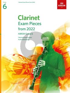 ABRSM Clarinet Exam Pieces from 2022 Grade 6 (Book with Audio online)