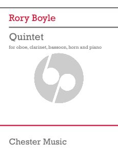 Boyle Quintet Oboe, Clarinet, Bassoon, French Horn and Piano (Score/Parts)