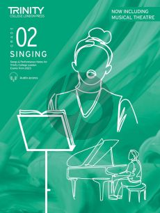 Trinity College Singing Exam Pieces from 2023 Grade 2 Piano-Vocal (Book with Audio online)