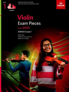 Violin Exam Pieces from 2024, ABRSM Grade 1, Violin Part, Piano Accompaniment & Audio