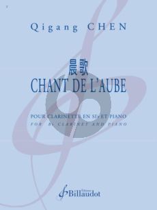 Chen Chant de L'Aube Clarinette et Piano