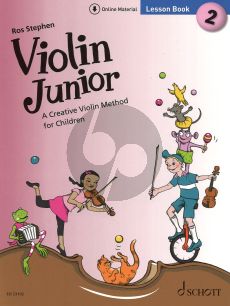 Stephen Violin Junior Lesson Book 2 Book with Audio online (A Creative Violin Method for Children)