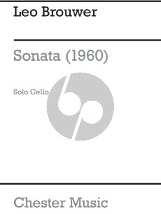 Brouwer Sonata for Cello solo (1960)