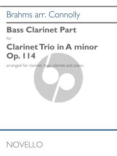 Brahms Clarinet Trio a-minor Op. 114 Bass Clarinet Part (arr. Justin Connolly)