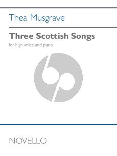 Musgrave Three Scottish Songs High Voice and Piano