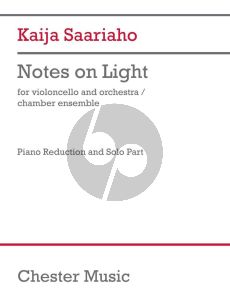 Saariaho Notes On Light for Cello and Chamber Ensemble (piano reduction)