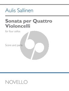 Sallinen Sonata Per Quattro Violoncelli Op. 116 (Score/Parts)