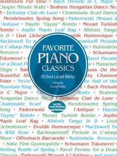 Favorite Piano Classics (edited by Ronald Herder)