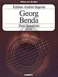 Benda 2 Sonatines for Guitar (edited by Andres Segovia)