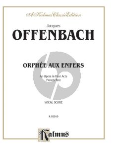 Offenbach Orphee aux Enfers Vocal Score (fr.)
