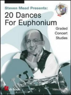 20 Dances for Euphonium/Baritone Treble Clef Book with Demo Cd