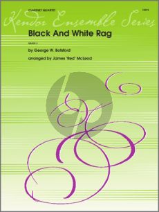 Botsford Black & White Rag 4 Clarinets (Score/Parts) (edited by James McLeod)