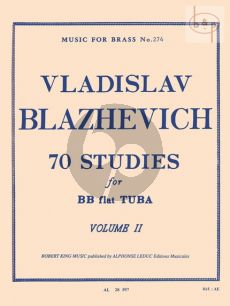 Blazhevich 70 Studies Vol. 2 B-flat Tuba (BC)