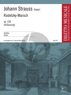 Strauss Radetzky Marsch Op.228 Orchester (Urfassung) Partitur (Norbert Rubey)