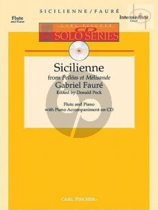 Sicilienne (from Pelleas et Melisande) (Flute-Piano) (Bk-Cd)