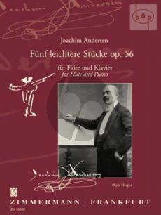 5 leichtere Stucke Op.56 fur Flote und Klavier