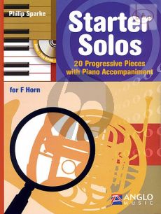 Starter Solos -20 Progressive Pieces for Horn in F with Piano Book with Audio Online