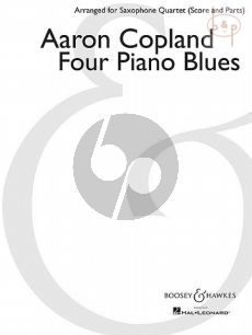 4 Piano Blues for 4 Saxophones (SATB)