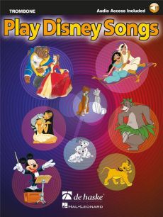 Play Disney Songs for Trombone -Bass Clef Book with Audio Online (arr. Jaap Kastelein)