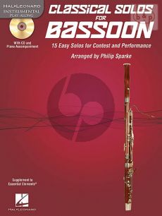 Classical Solos (15 Easy Solos for Contest and Performance) (Bassoon) (Bk-Cd)