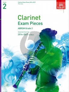 Clarinet Exam Pieces 2014 - 2017 Grade 2