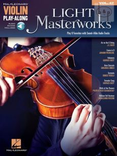 Light Masterworks Violin Book with Audio Online