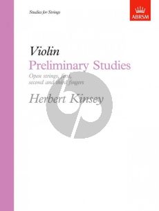 Kinsey 12 Preliminary Studies (open strings-first- second and third fingers) Violin