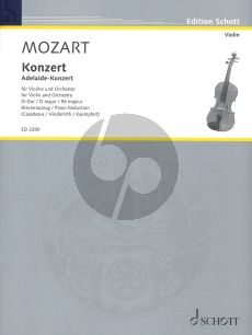 Mozart Konzert D-dur (Adelaide-Konzert) KV Anh.294a (Casadesus) (Kadenzen von Paul Hindemith und Max Kaempfert)