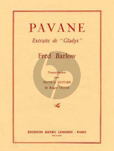 Barlow Pavane pour Flute et Guitare (Extract from "Gladys") (arr. Roger Cotte)